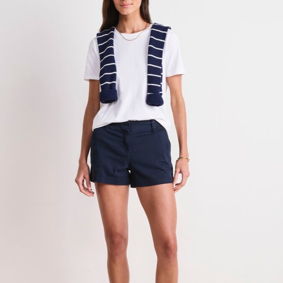 Vineyard Vines Pants - Vineyard Vines Everyday Shorts Nautical Navy Cotton Stretch Size 2